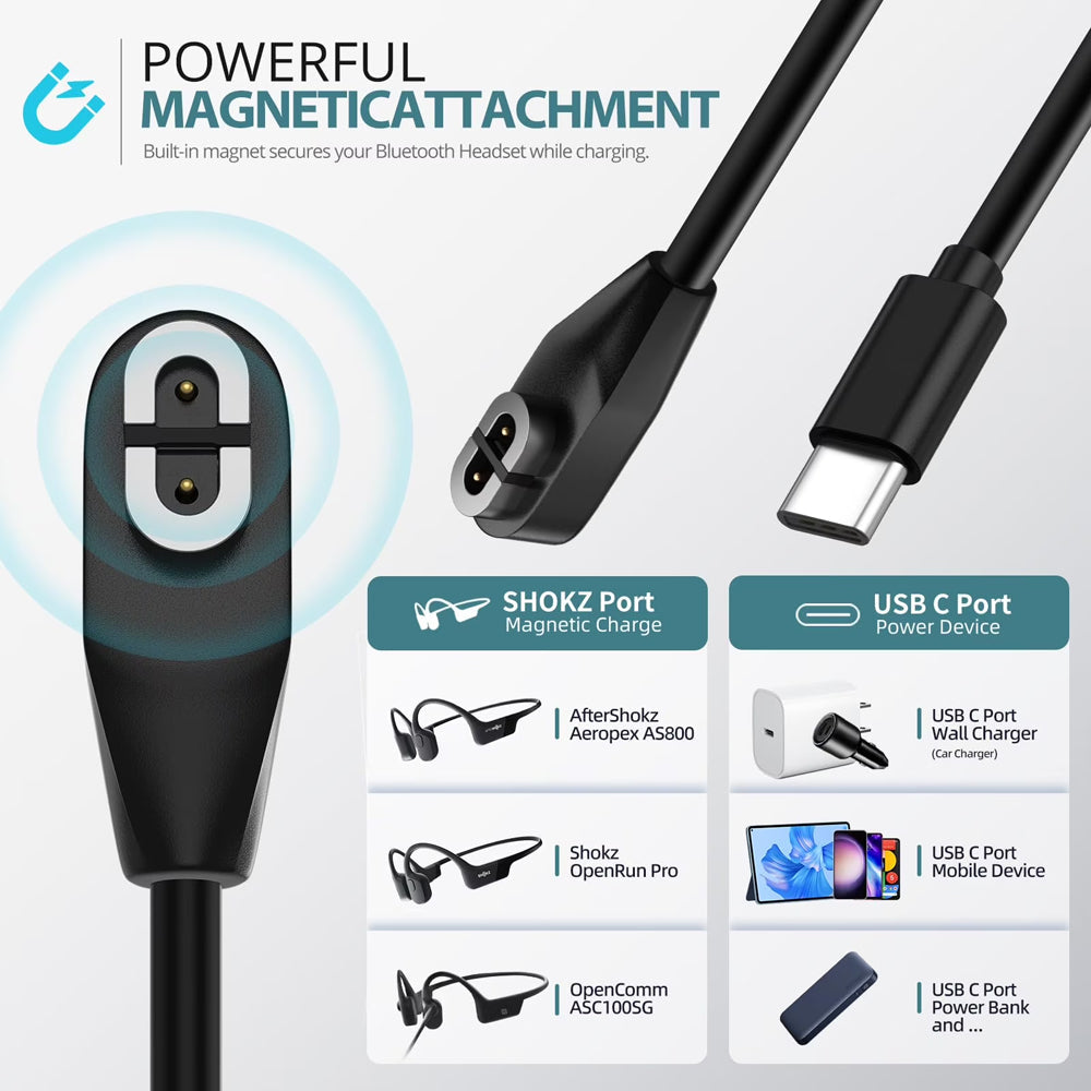 Shokz USB C Charging Data Cable