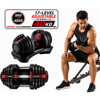 Thumbnail for Adjustable Dumbbells 40KG
