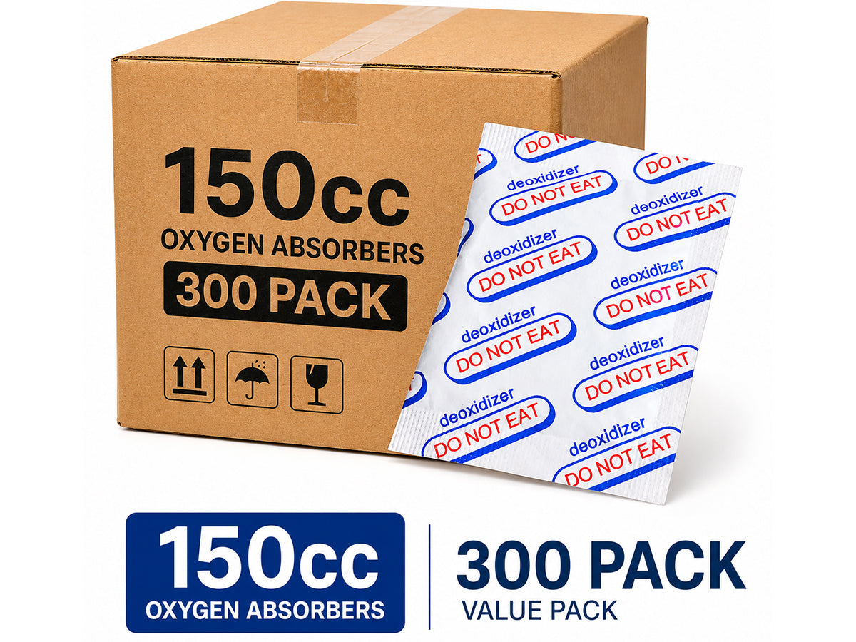 Oxygen Absorbers 150cc 300 Pack / Deoxidizers