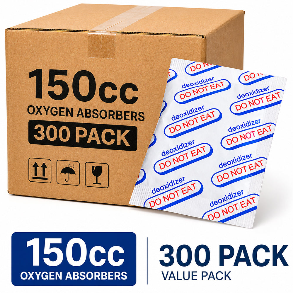 Oxygen Absorbers 150cc 300 Pack / Deoxidizers