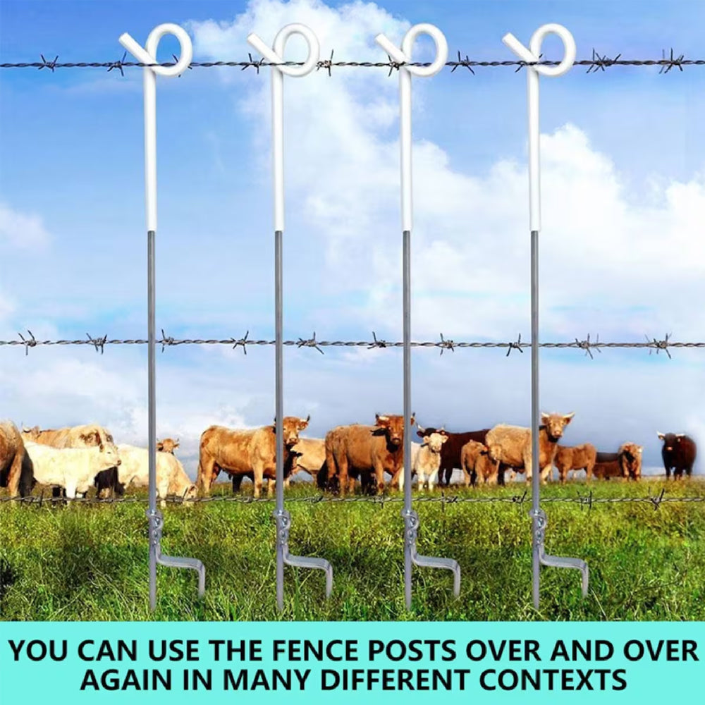 20pcs Electric Fence Pigtail Posts