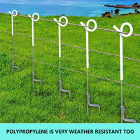 Thumbnail for 20pcs Electric Fence Pigtail Posts