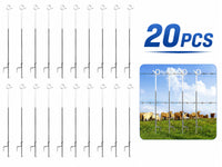 Thumbnail for 20pcs Electric Fence Pigtail Posts