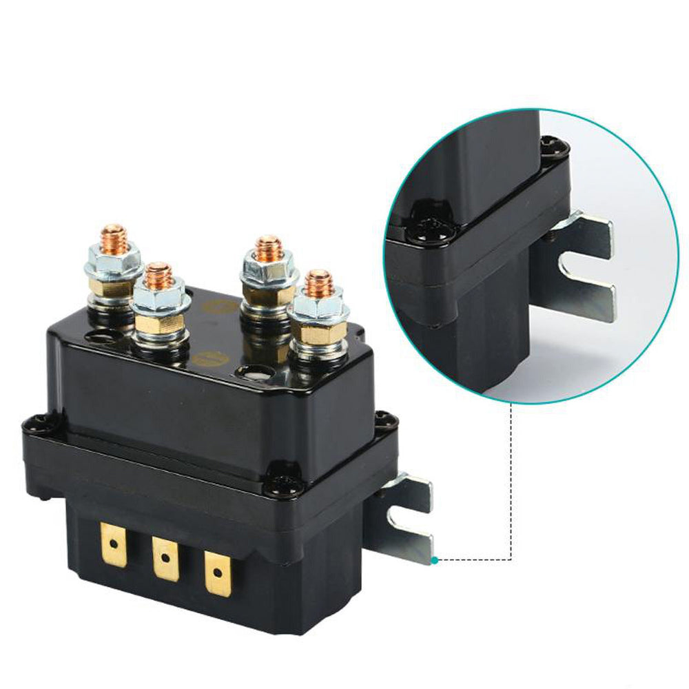 12V Winch Solenoid Control Relay Suitable For 5000lbs-7000lbs Winches