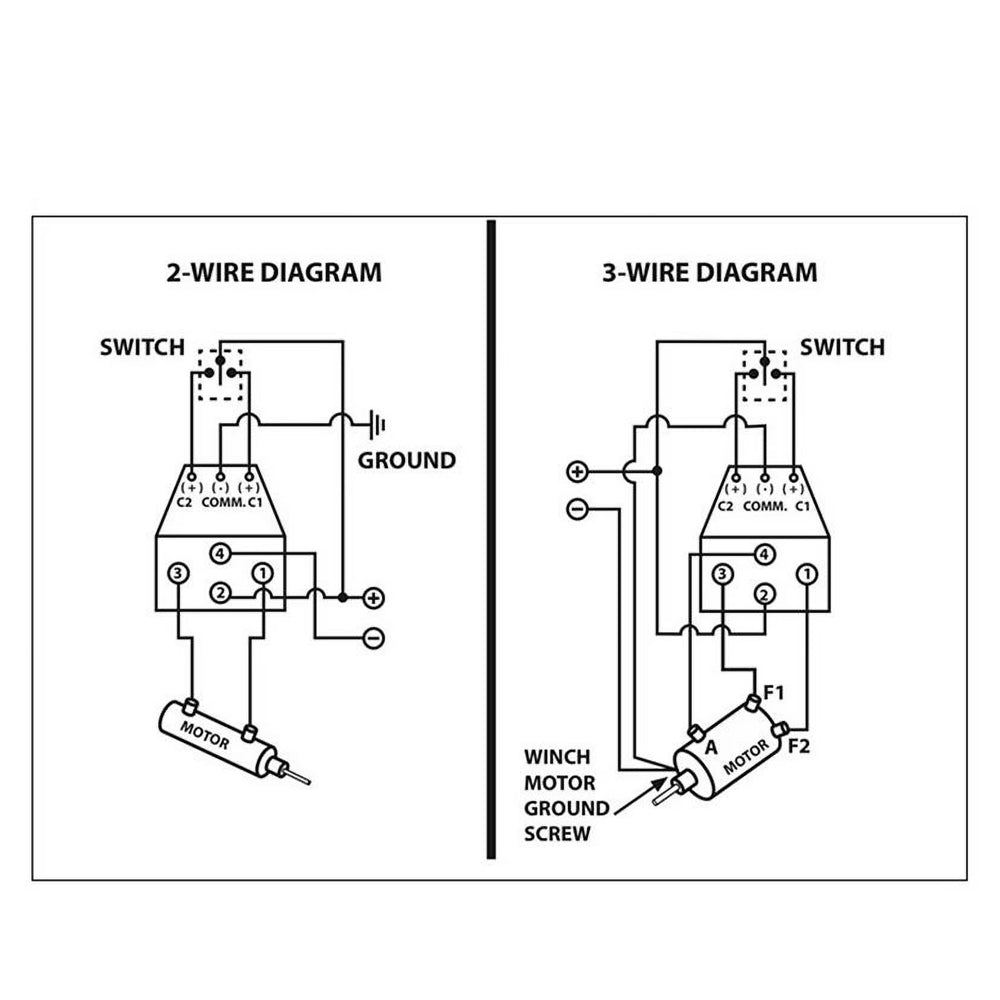12V Winch Solenoid Control Relay Suitable For 5000lbs-7000lbs Winches