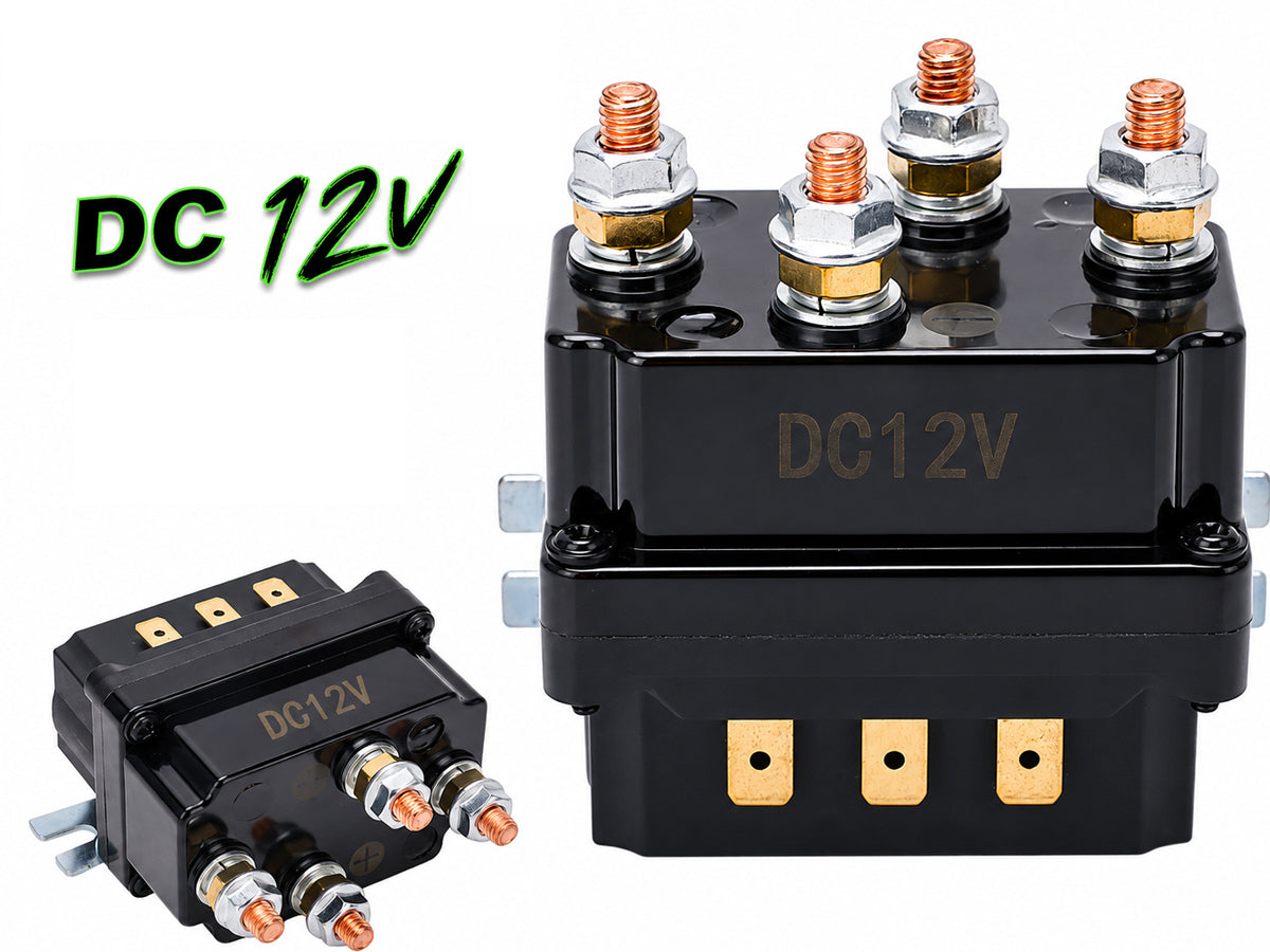 12V Winch Solenoid Control Relay Suitable For 5000lbs-7000lbs Winches