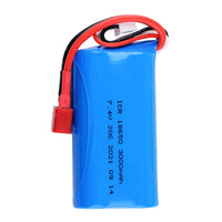 Thumbnail for 7.4V 3000mAh Li-ion Rechargeable Battery for RC Car
