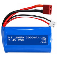 Thumbnail for 7.4V 3000mAh Li-ion Rechargeable Battery for RC Car