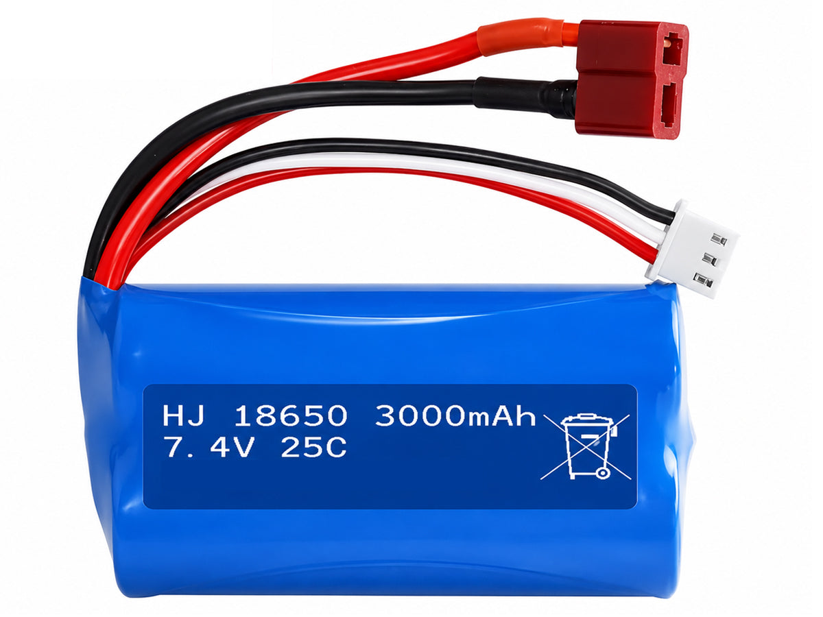 7.4V 3000mAh Li-ion Rechargeable Battery for RC Car