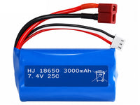 Thumbnail for 7.4V 3000mAh Li-ion Rechargeable Battery for RC Car