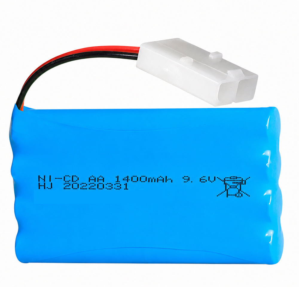 9.6V 1400mAh Rechargeable Battery for RC Car Boat
