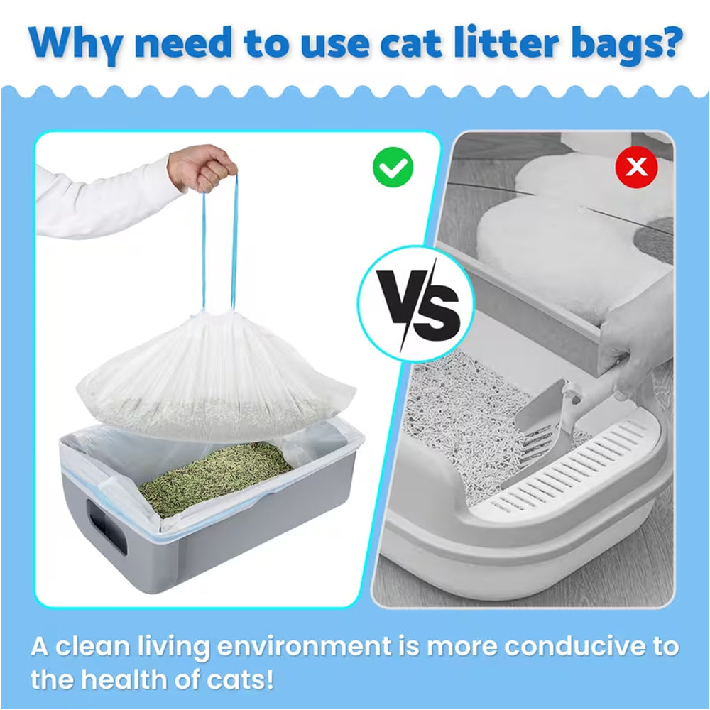 Cat Litter Box Waste Replacement Garbage Bags