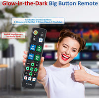 Thumbnail for Universal TV Remote Big Button