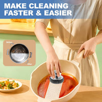 Thumbnail for 8PCS Steel Wool Scrubber Set with 2 Handles