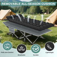 Thumbnail for Foldable Camping Bed with Mattress