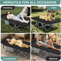 Thumbnail for Foldable Camping Bed with Mattress