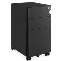 Thumbnail for Office Filing Cabinet with Wheels, Lock File Organiser