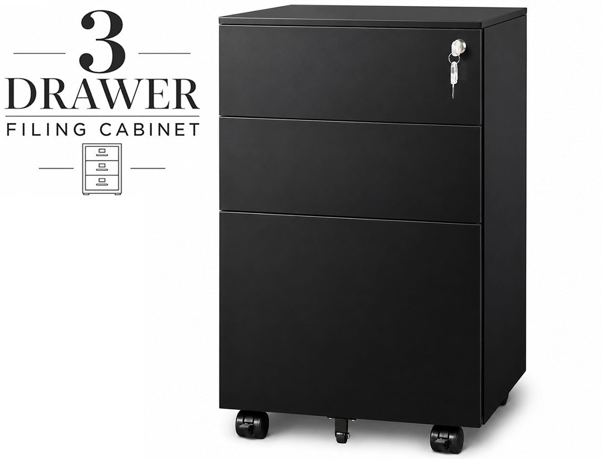 Office Filing Cabinet with Wheels