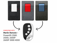 Thumbnail for Merlin Remote - Powerlift 2500 2500L 2500P 2600P 3000 4000