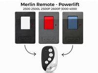 Thumbnail for Merlin Remote - Powerlift 2500 2500L 2500P 2600P 3000 4000