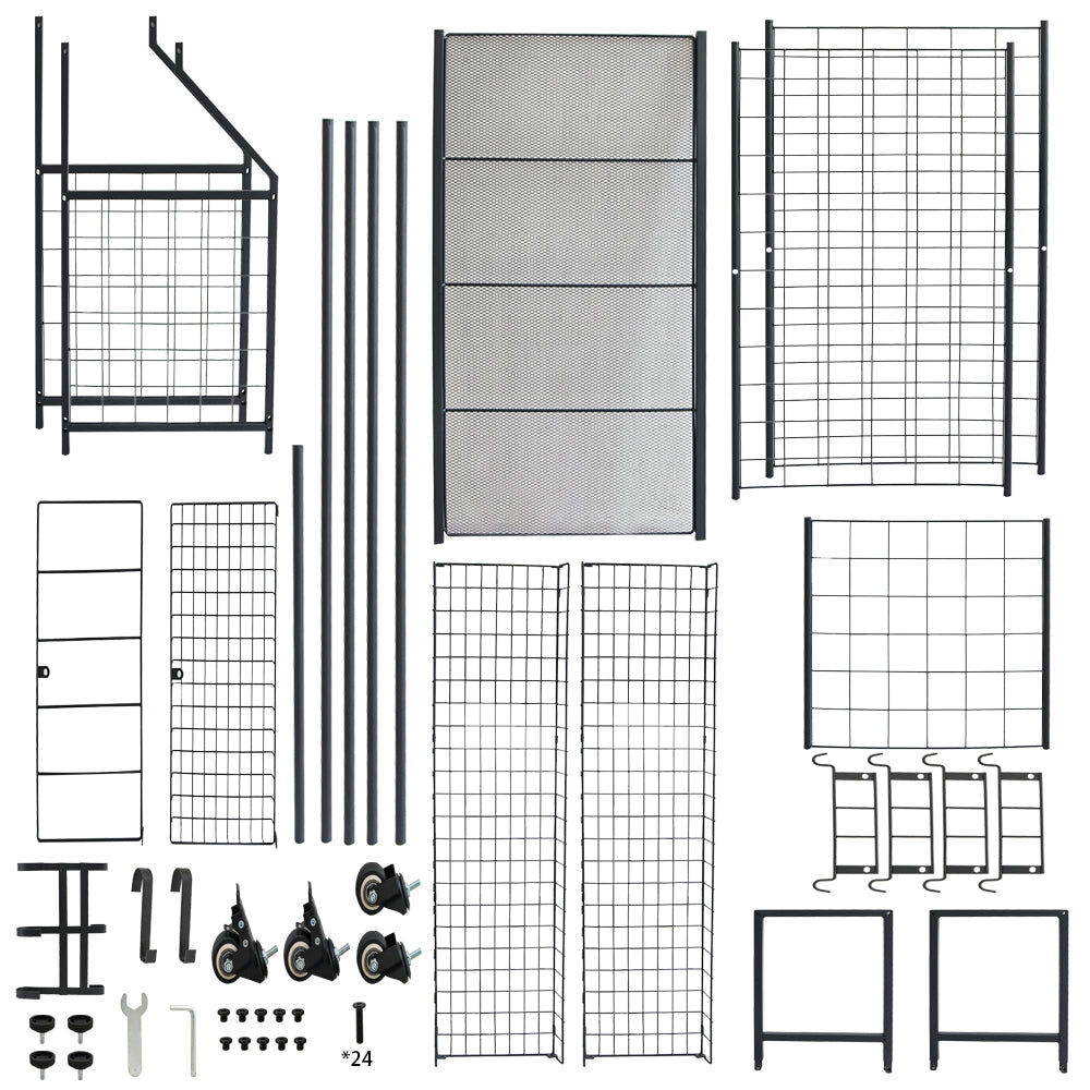 Sports Equipment Garage Organizer Rolling Ball Storage Rack