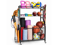 Thumbnail for Sports Equipment Garage Organizer Rolling Ball Storage Rack