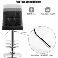 Thumbnail for Bar Stool Height Adjustable Bar Stool Set of 2pcs