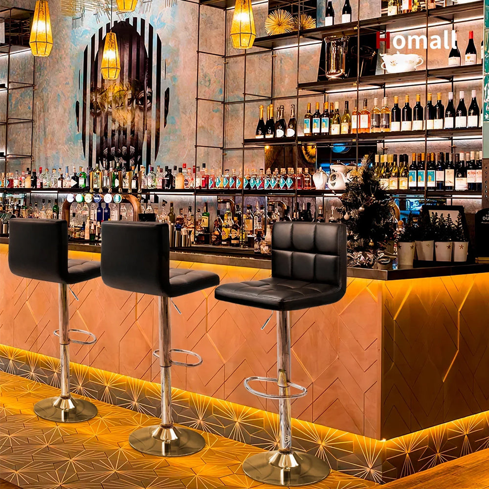 Bar Stool Height Adjustable Bar Stool Set of 2pcs