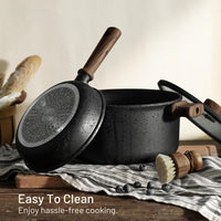 Thumbnail for 16 Piece Titanium Nonstick Cookware Set Kitchen Pots and Pans Set