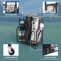 Thumbnail for Golf Bag Holder Organizer Rack