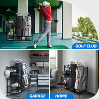 Thumbnail for Golf Bag Holder Organizer Rack