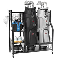 Thumbnail for Golf Bag Holder Organizer Rack