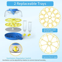 Thumbnail for 18 Eggs Incubator Hatcher Automatic Double Layer Hatching Machine