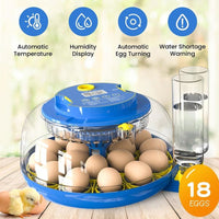 Thumbnail for 18 Eggs Incubator Hatcher Automatic Double Layer Hatching Machine