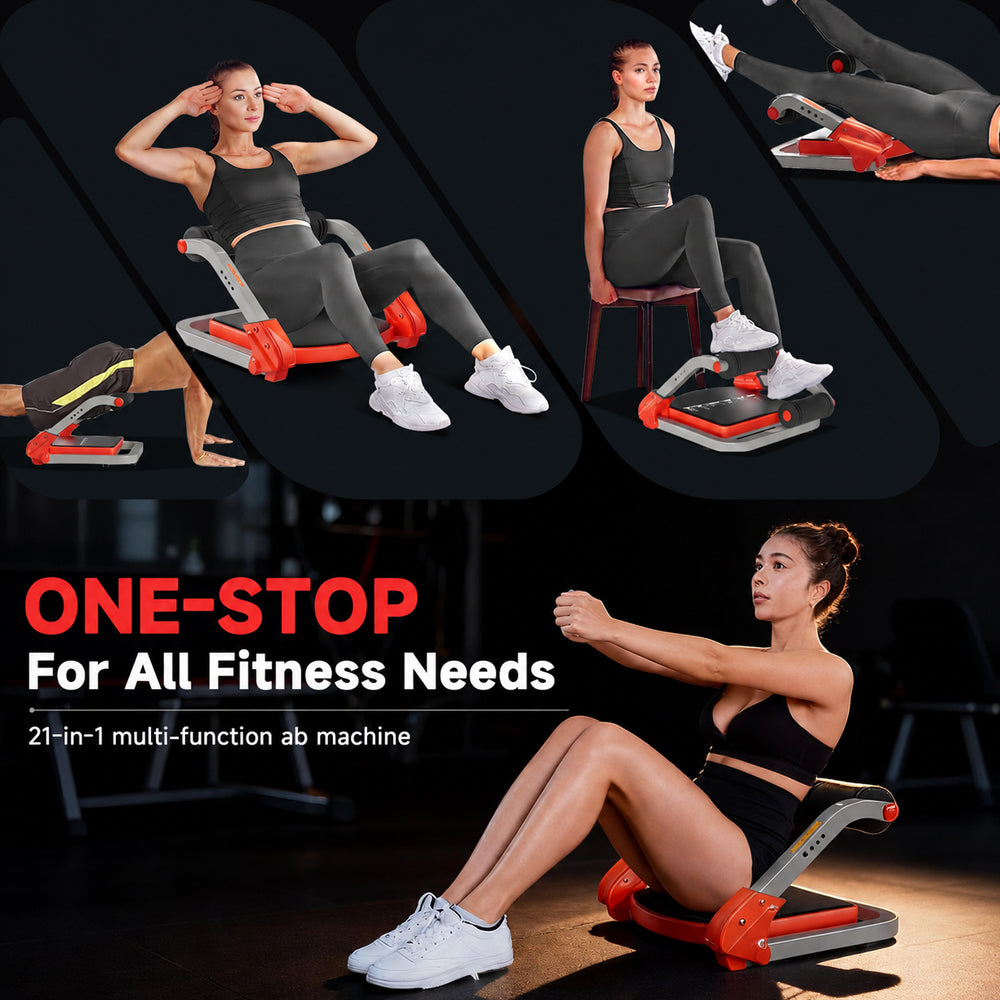 Adjustable Ab Trainer with 3 Resistance Levels