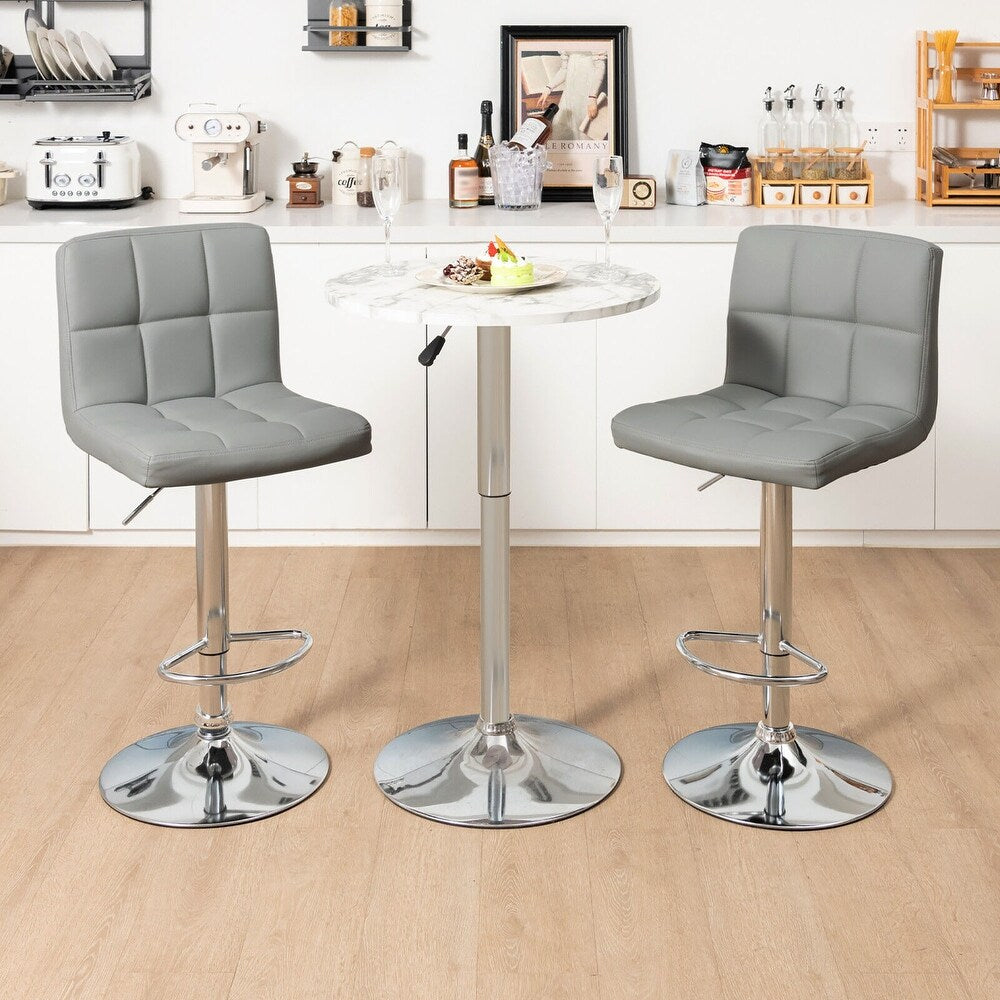 Bar Stool Height Adjustable Bar Stool Set of 2pcs
