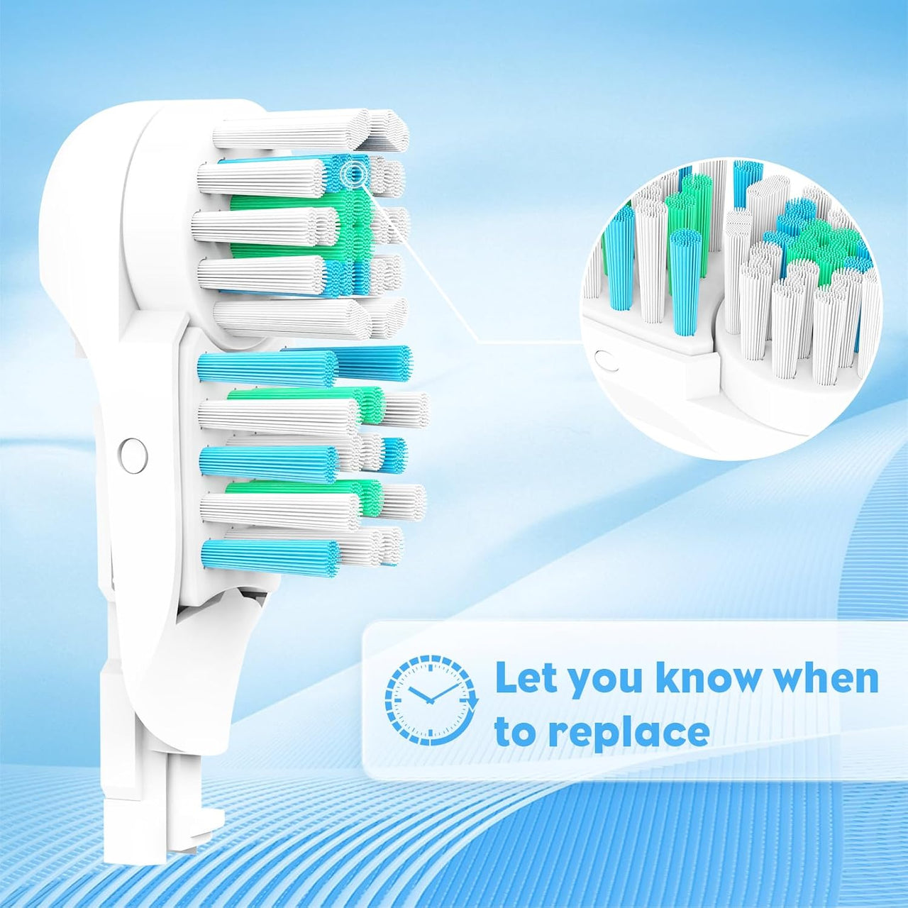 16Pcs Dual Toothbrush Accessories Electric Brush Heads for Oral-B 3733 4732 4734