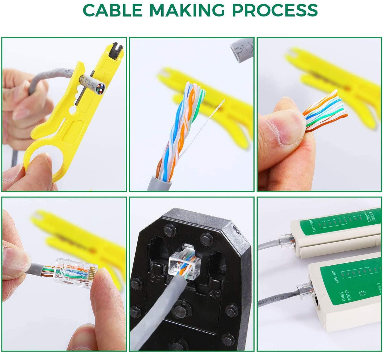 Network Ethernet LAN Kit Repair Tool Kit