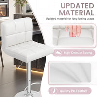 Thumbnail for Bar Stool Height Adjustable Bar Stool Set of 2pcs