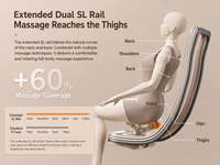 Thumbnail for 4D Zero-Gravity SL-Track Massage Recliner Chair