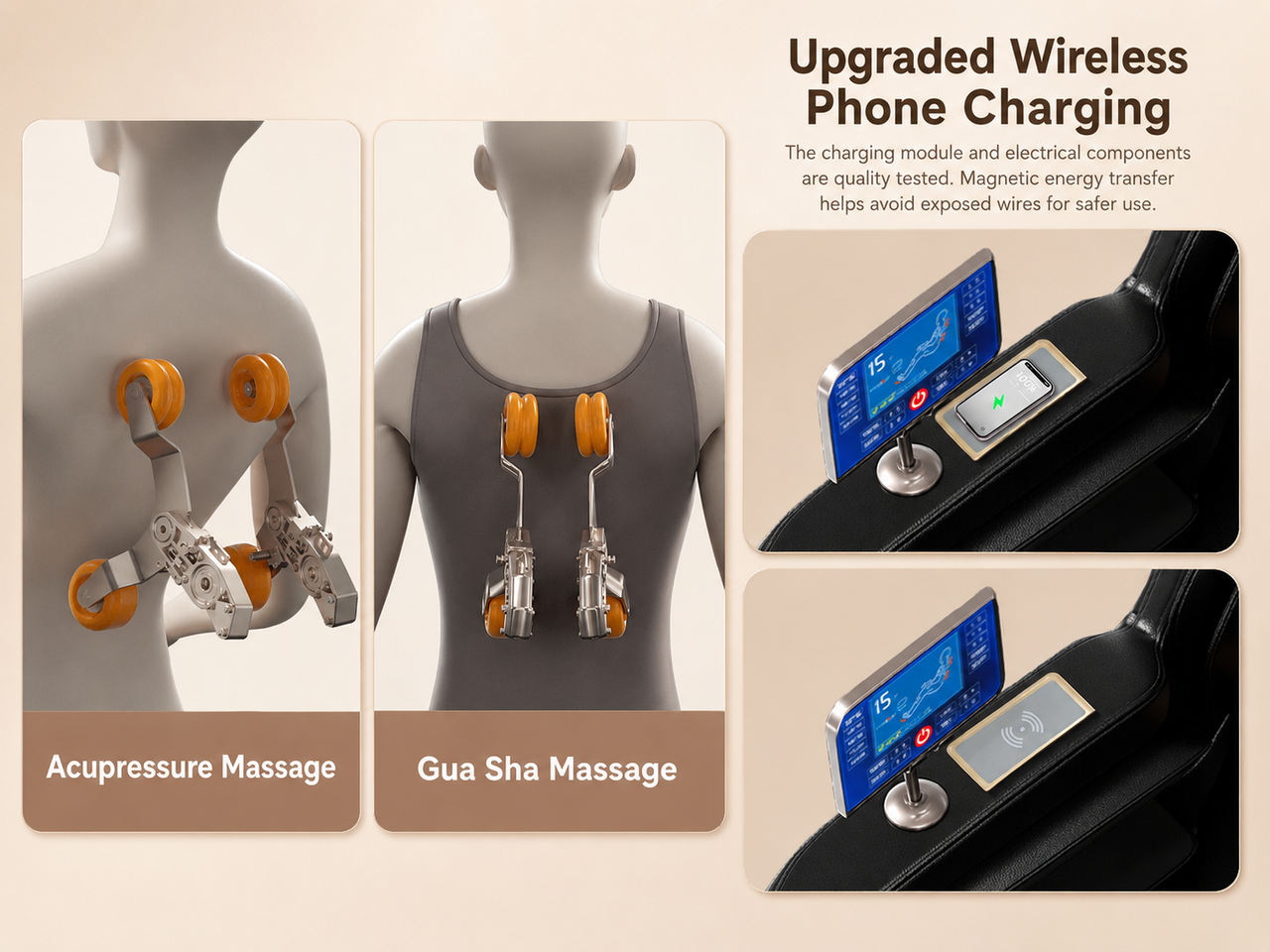 4D Zero-Gravity SL-Track Massage Recliner Chair