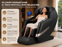 Thumbnail for 4D Zero-Gravity SL-Track Massage Recliner Chair