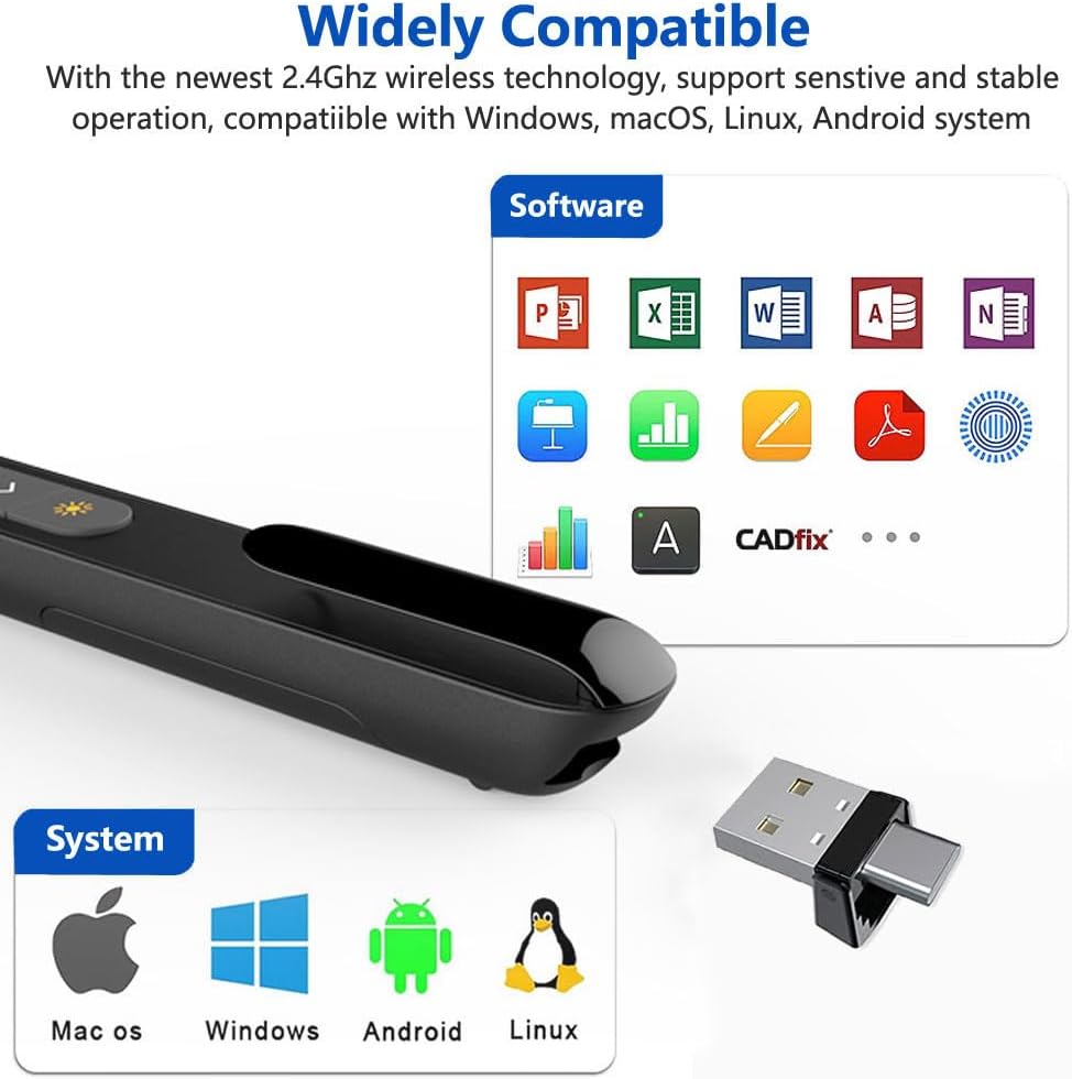 2.4Ghz USB Wireless Presenter Laser Pointer