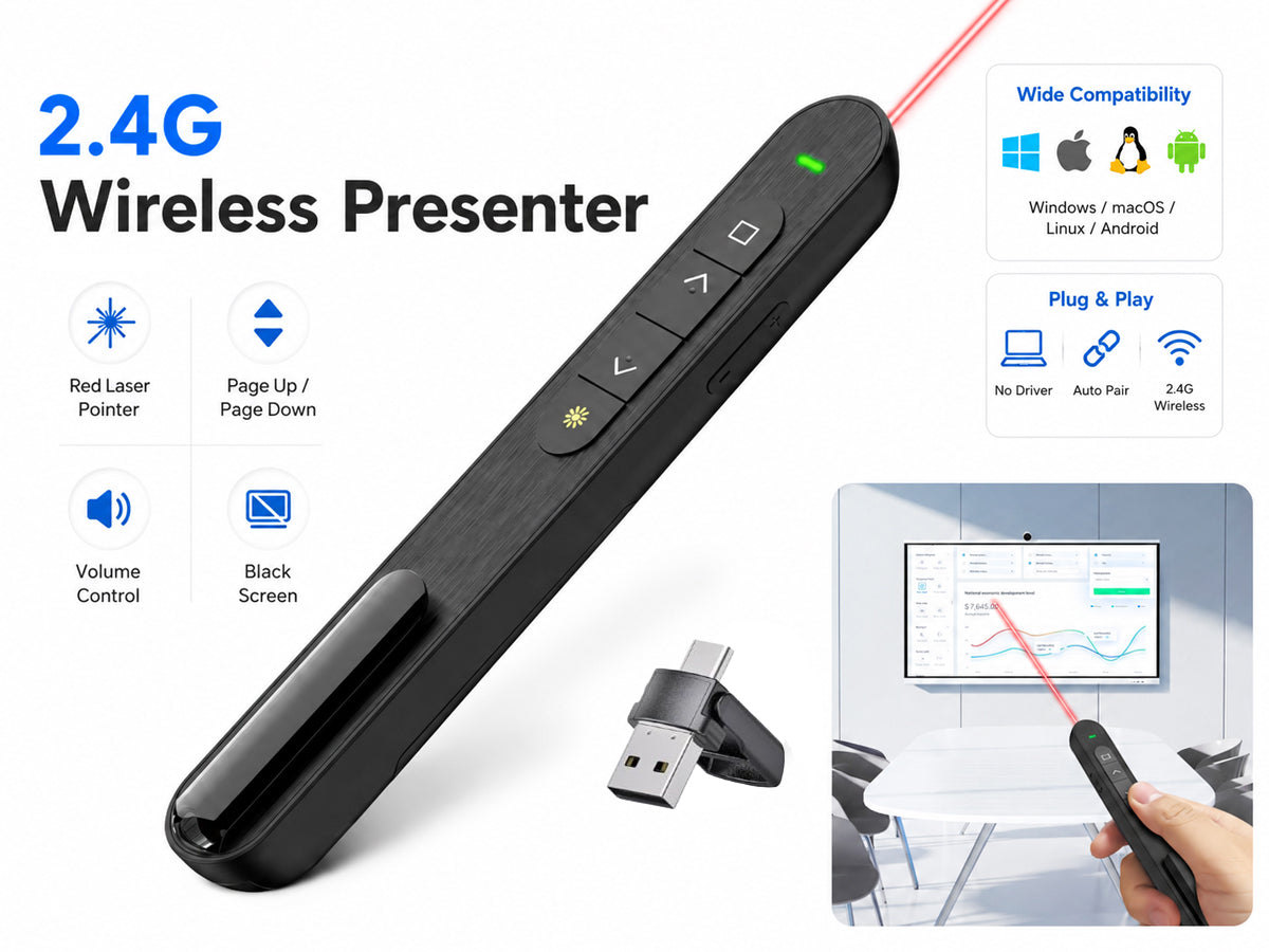 2.4Ghz USB Wireless Presenter Laser Pointer