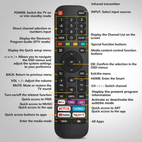 Thumbnail for Hisense TV Replacement Remote EN-2G30H