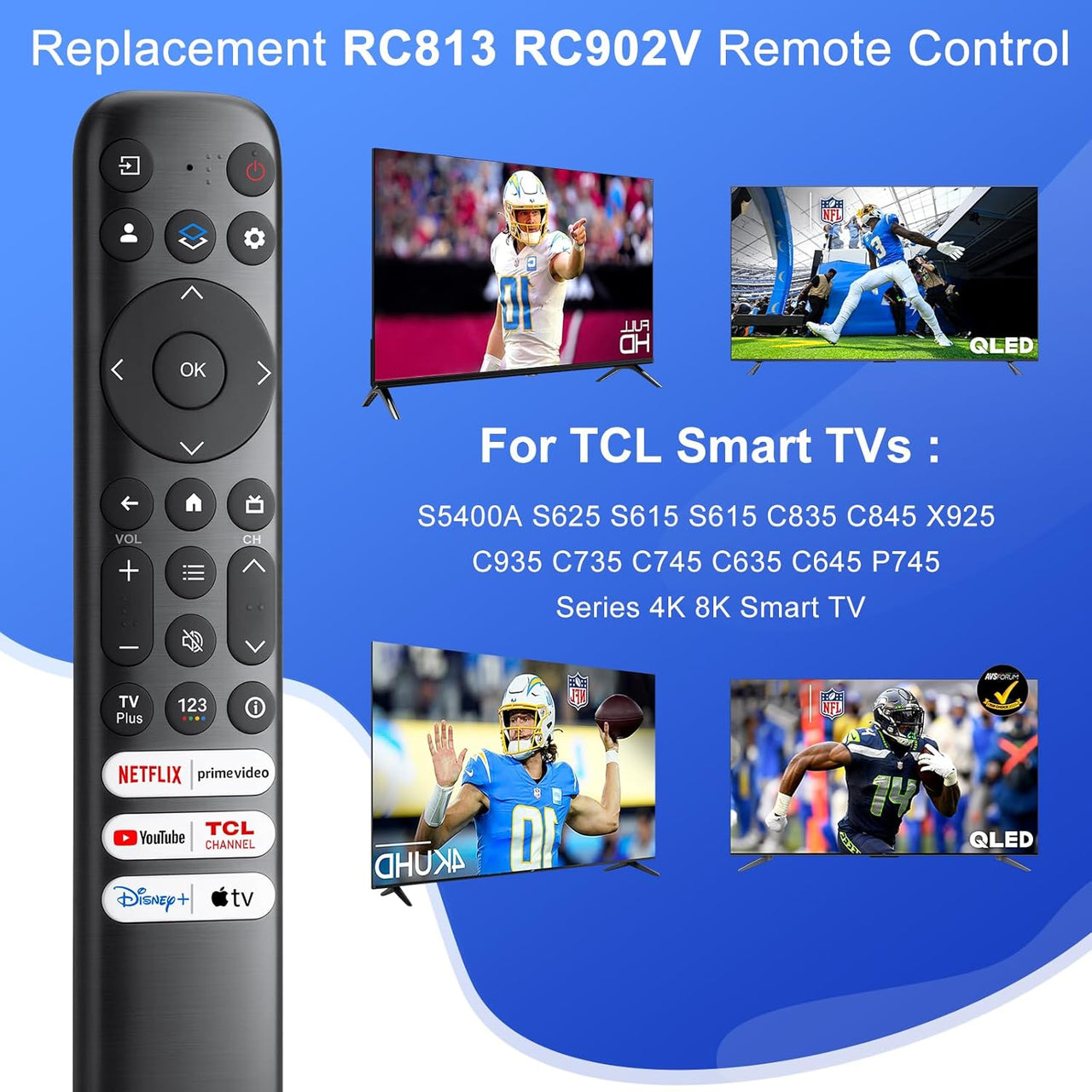 TCL TV Universal Remote