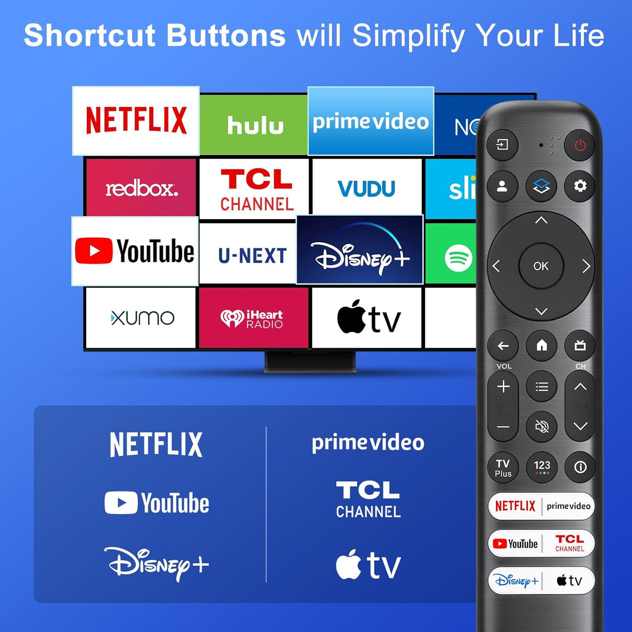 TCL TV Universal Remote