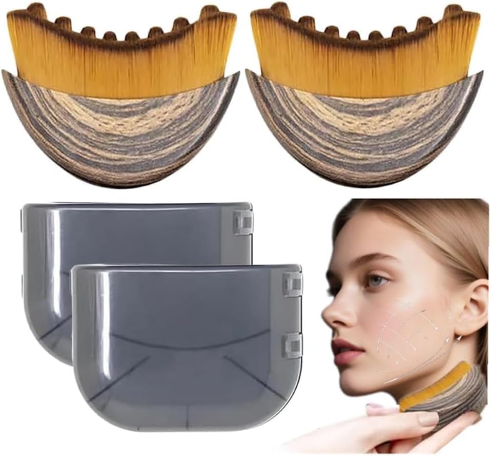 Facial Lymphatic Massage Brushes 2 PCS