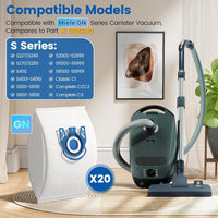 Thumbnail for 20 Vacuum Cleaner Bags for Miele 3D GN C2 C3 S2 S5 S8