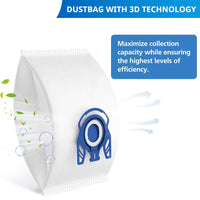 Thumbnail for 20 Vacuum Cleaner Bags for Miele 3D GN C2 C3 S2 S5 S8